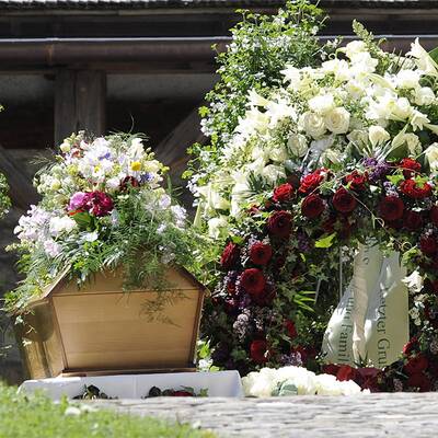 Beerdigung von Gunther Sachs