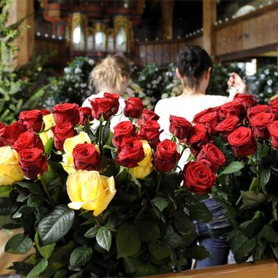 Beerdigung von Gunther Sachs