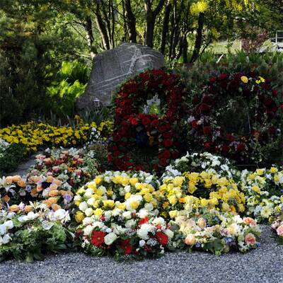 Beerdigung von Gunther Sachs