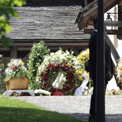 Beerdigung von Gunther Sachs