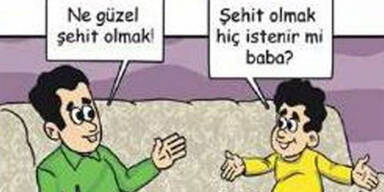 T&uuml;rkei: Comic verherrlicht M&auml;rtyrer-Tod