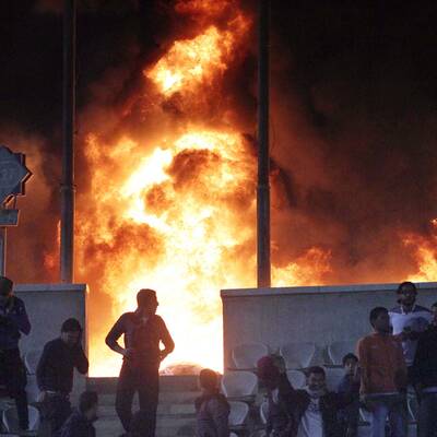 Schwere Ausschreitungen nach Fußball-Spiel