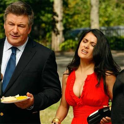 Salma Hayeks dralles Dekollete