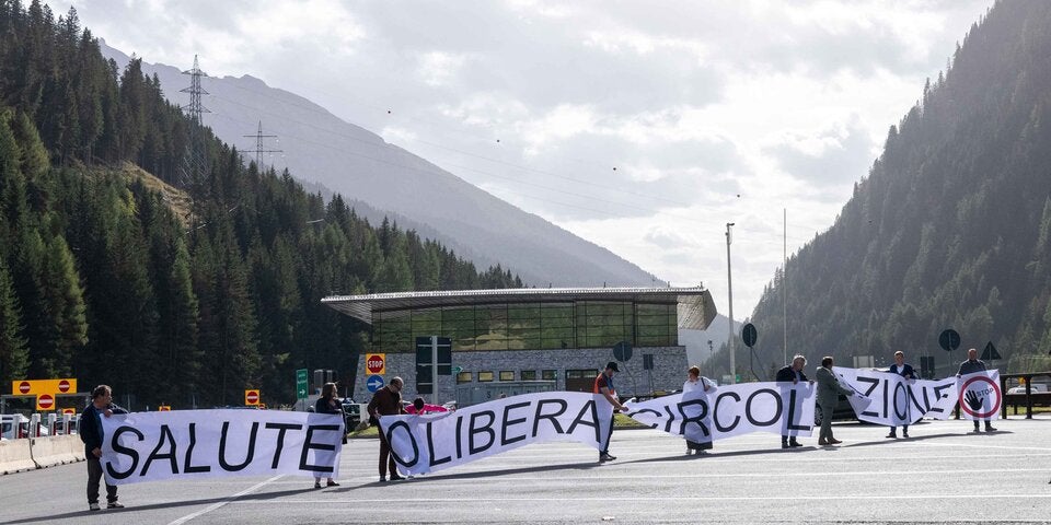 Italiens Verkehrsminister Matteo Salvini besuchte am Montag die Brennergrenze
