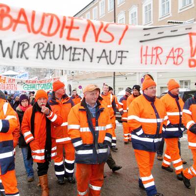 Demo der Landes- und Spitals-Bediensteten