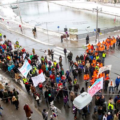 Demo der Landes- und Spitals-Bediensteten