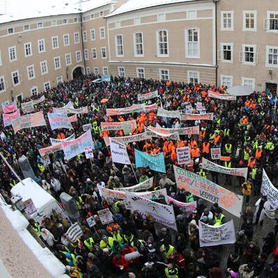 Demo der Landes- und Spitals-Bediensteten