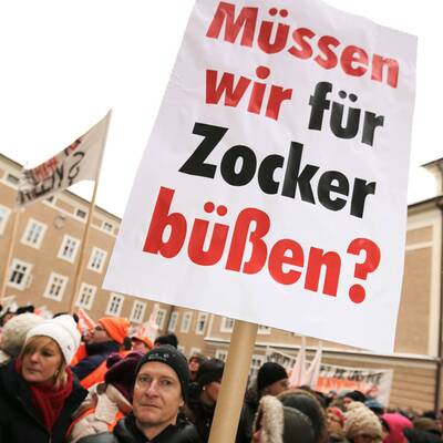 Demo der Landes- und Spitals-Bediensteten