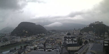 Feuerwehr-Einsätze nach Starkregen in Salzburg