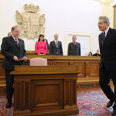 Neuer Finanz-Landesrat Maltschnig angelobt