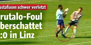 Brutalo-Foul überschattet Nullnummer