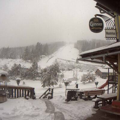 Wintereinbruch in Österreich