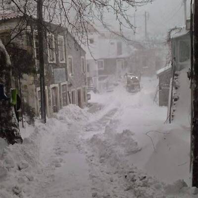 Sogar in Alexandria (Ägypten) schneite es