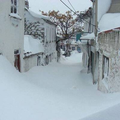 Sogar in Alexandria (Ägypten) schneite es