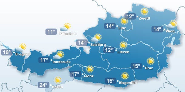 Fünf Tage Sonnenschein