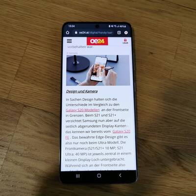 Test des Galaxy S21 Ultra