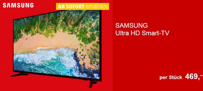 Samsung 4K-TV & iPhone Plus bei Hofer