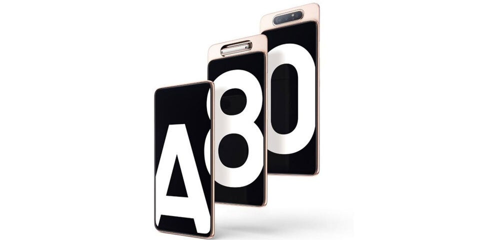 Samsung-Handy mit rotierender Kamera startet