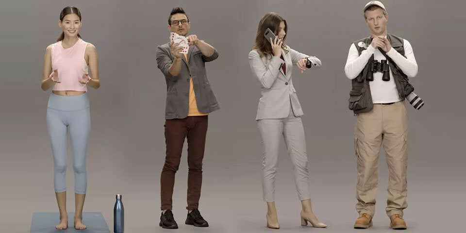 Samsung-Avatare wirken wie echte Menschen