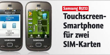 Dual-SIM Touch-Smartphone von Samsung