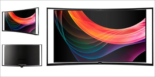 Gebogene OLED-TVs starten in Österreich