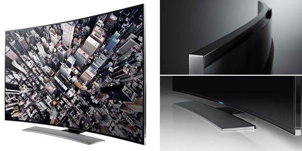 Samsung greift mit gebogenen UHD-TVs an