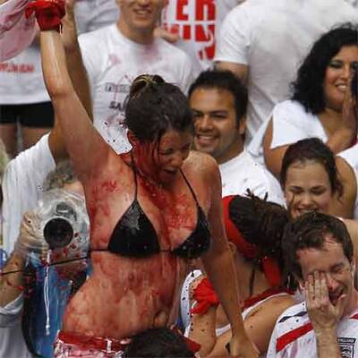 Eröffnung des San Fermin-Festivals