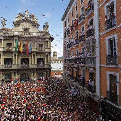 Eröffnung des San Fermin-Festivals