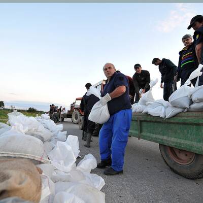 Enorme Regenmengen in Bosnien