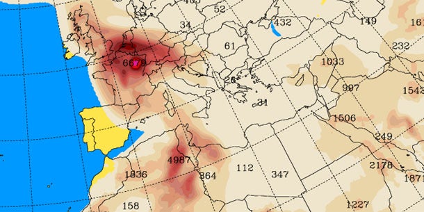 Sahara-Sturm über Österreich