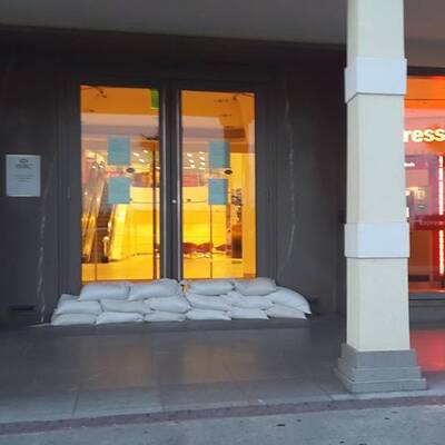 Alles ist fest verschlossen in Hamilton