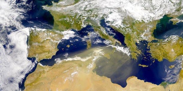 Sahara-Sturm über Österreich