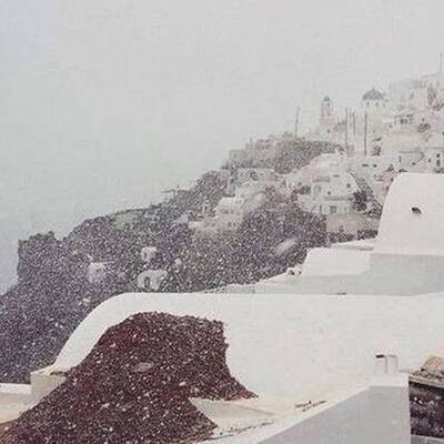 Sogar in Alexandria (Ägypten) schneite es