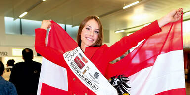 Unsere Miss am Weg nach China