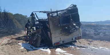 Explosion in Wohnmobil tötet 10-Jährigen