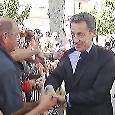 Attacke auf Nicolas Sarkozy