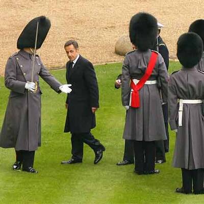 Sarkozy's zu Besuch in London