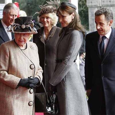 Sarkozy's zu Besuch in London