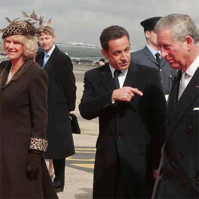 Sarkozy's zu Besuch in London