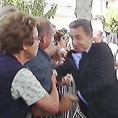 Attacke auf Nicolas Sarkozy