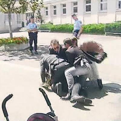 Attacke auf Nicolas Sarkozy