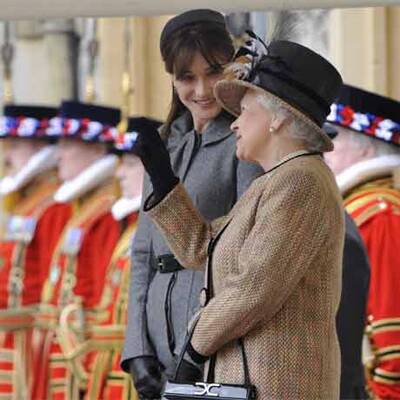 Sarkozy's zu Besuch in London