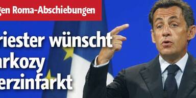 Priester wünscht Sarkozy den Tod