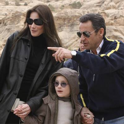 Sarkozy in Jordanien