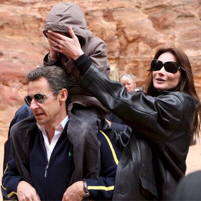 Sarkozy in Jordanien