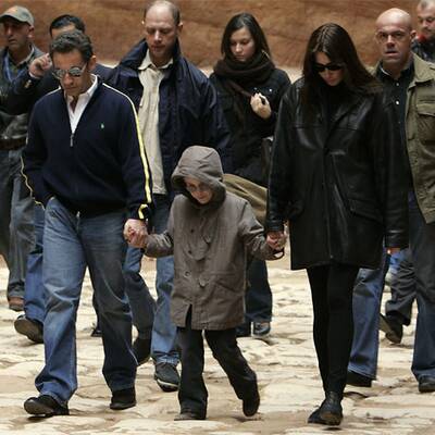 Sarkozy in Jordanien