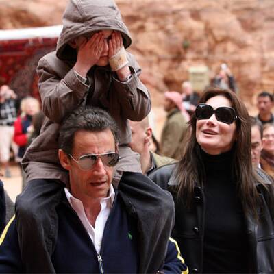 Sarkozy in Jordanien