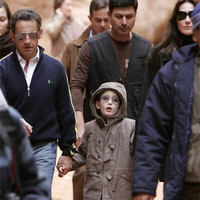 Sarkozy in Jordanien