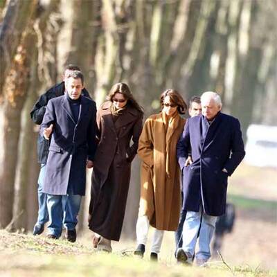 Turteltauben Sarkozy und Bruni