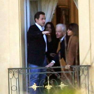 Turteltauben Sarkozy und Bruni